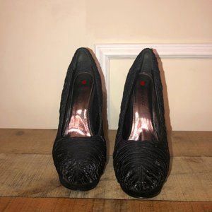 6" Black Stiletto heels